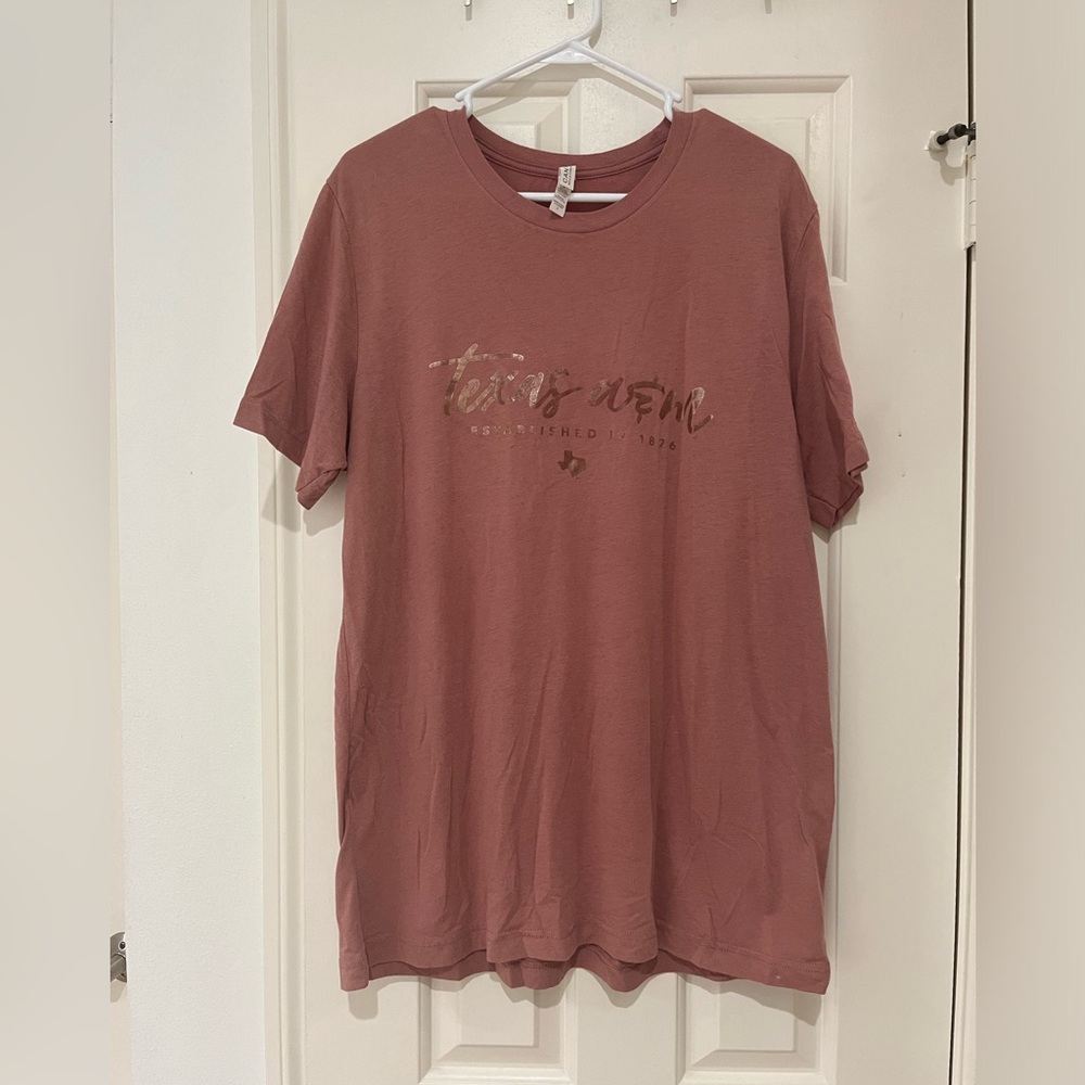 Bella + Canvas Texas Aggies Short Sleeve Soft Tee size large